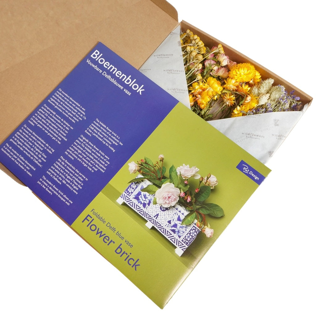 Delft Natural - Letterbox DIY Flower Block