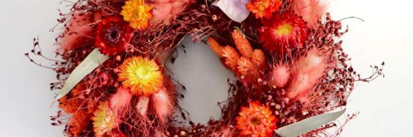 How to Make Your Own Dried Flower Wreath