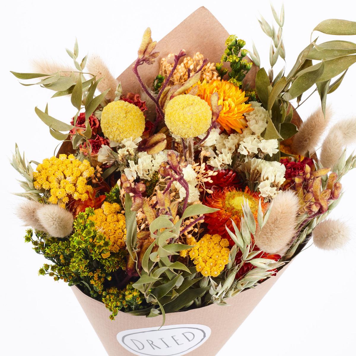 Rose Claret: Dried Rose Bouquet