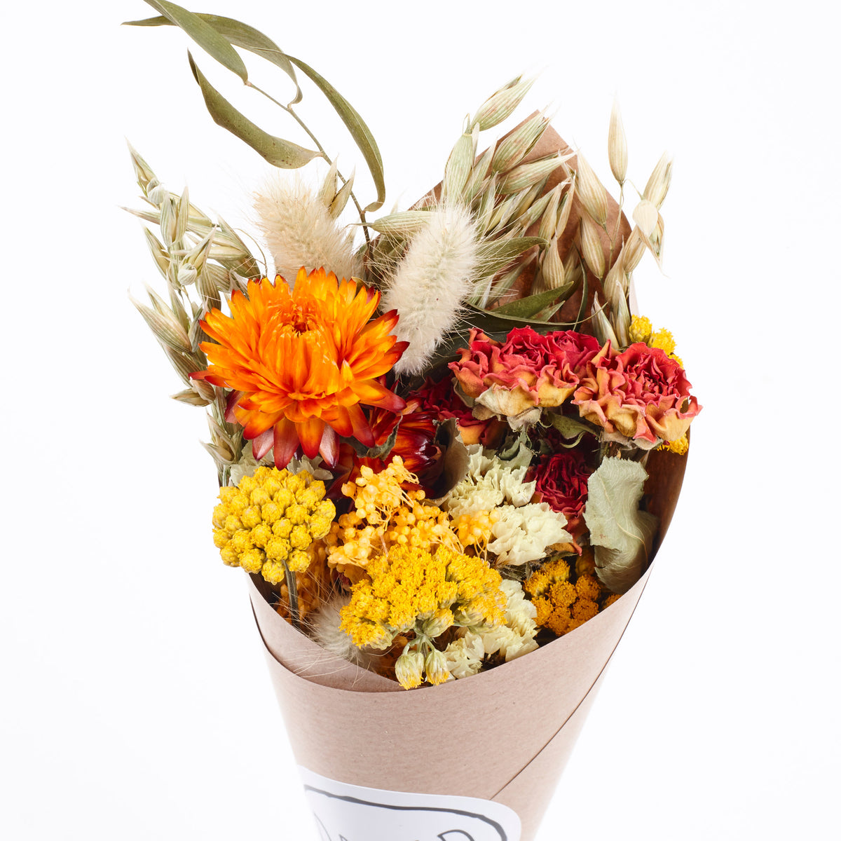Rose Claret: Dried Rose Bouquet