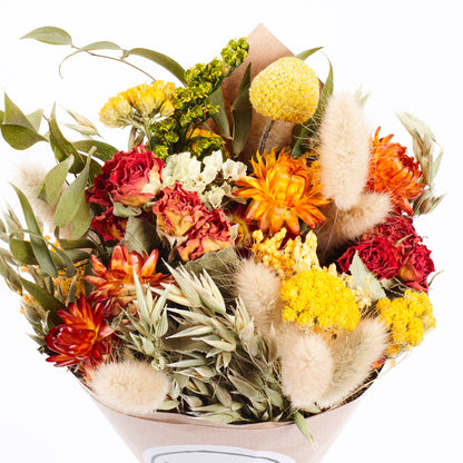 Rose Sunward: Dried Rose Bouquet