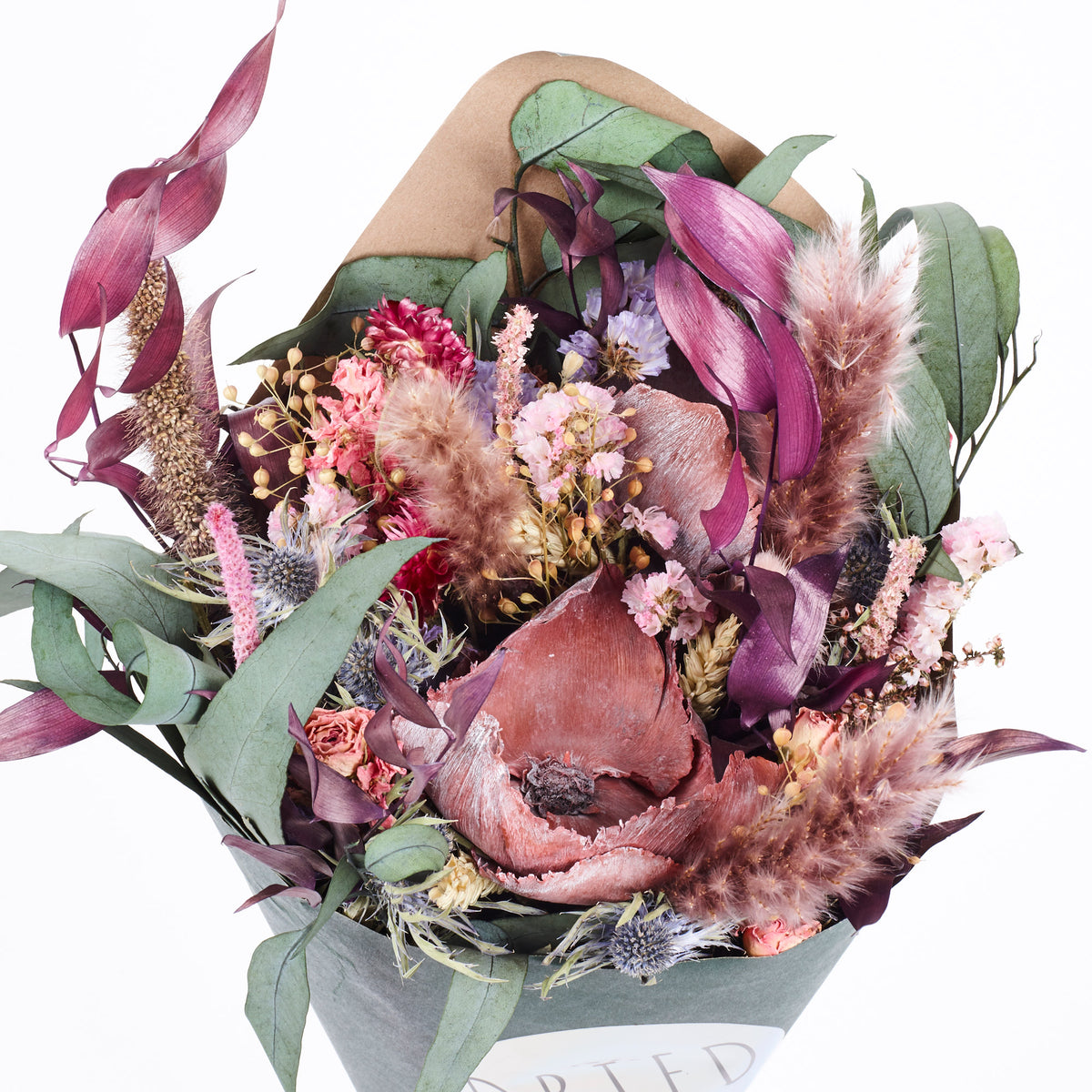Rose Lilt: Dried Rose Bouquet