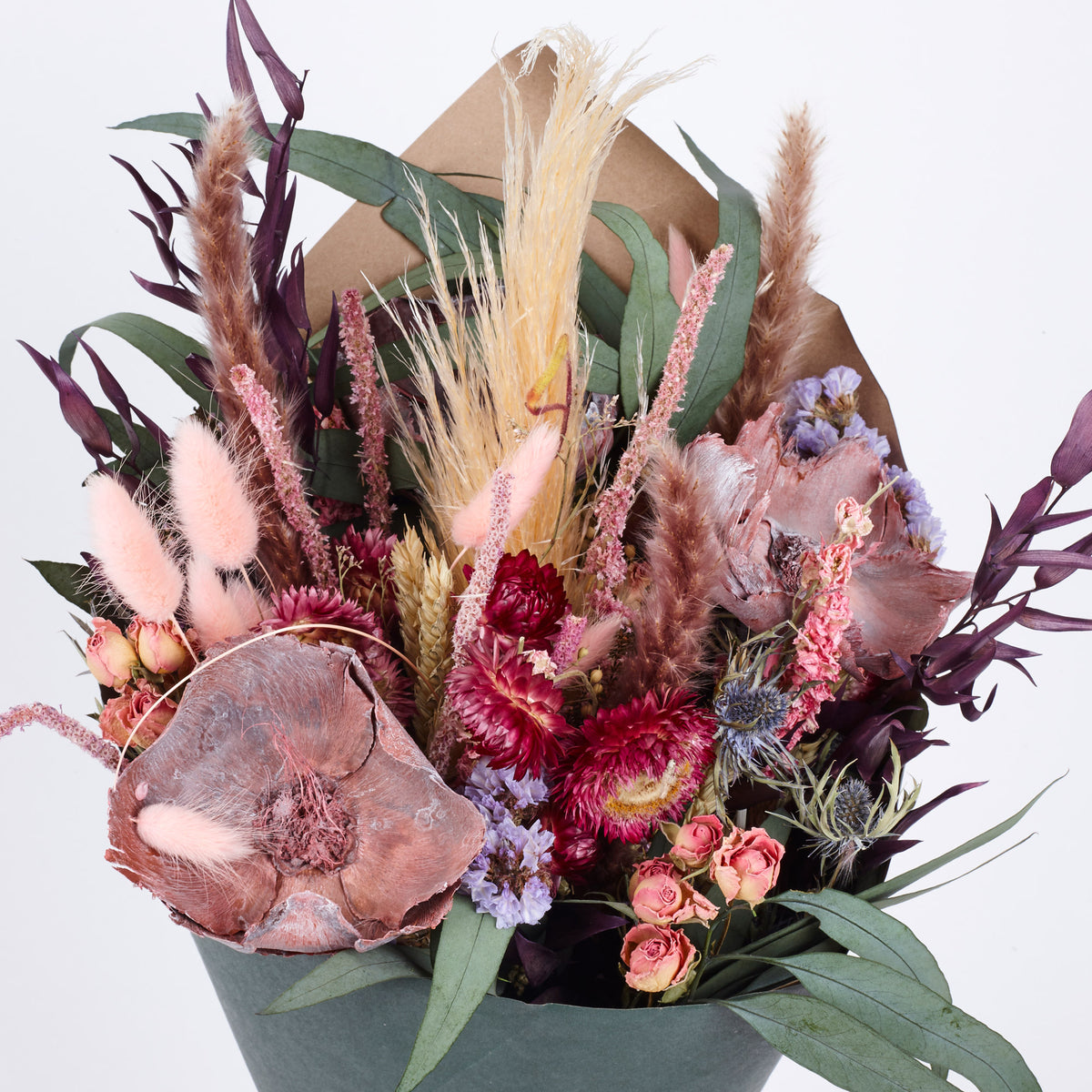 Rose Lilt: Dried Rose Bouquet