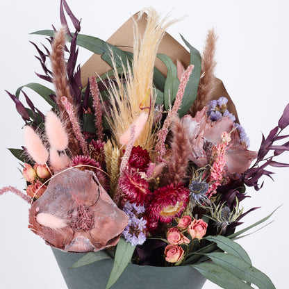 Rose Lilt: Dried Rose Bouquet