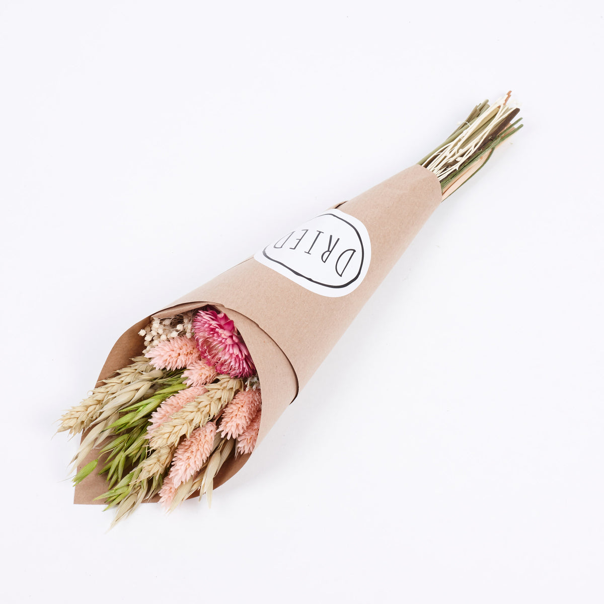 Strawflower Wren: Dried Strawflower Bouquet