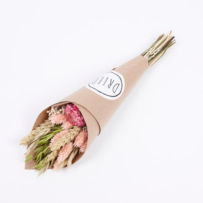 Strawflower Wren: Dried Strawflower Bouquet
