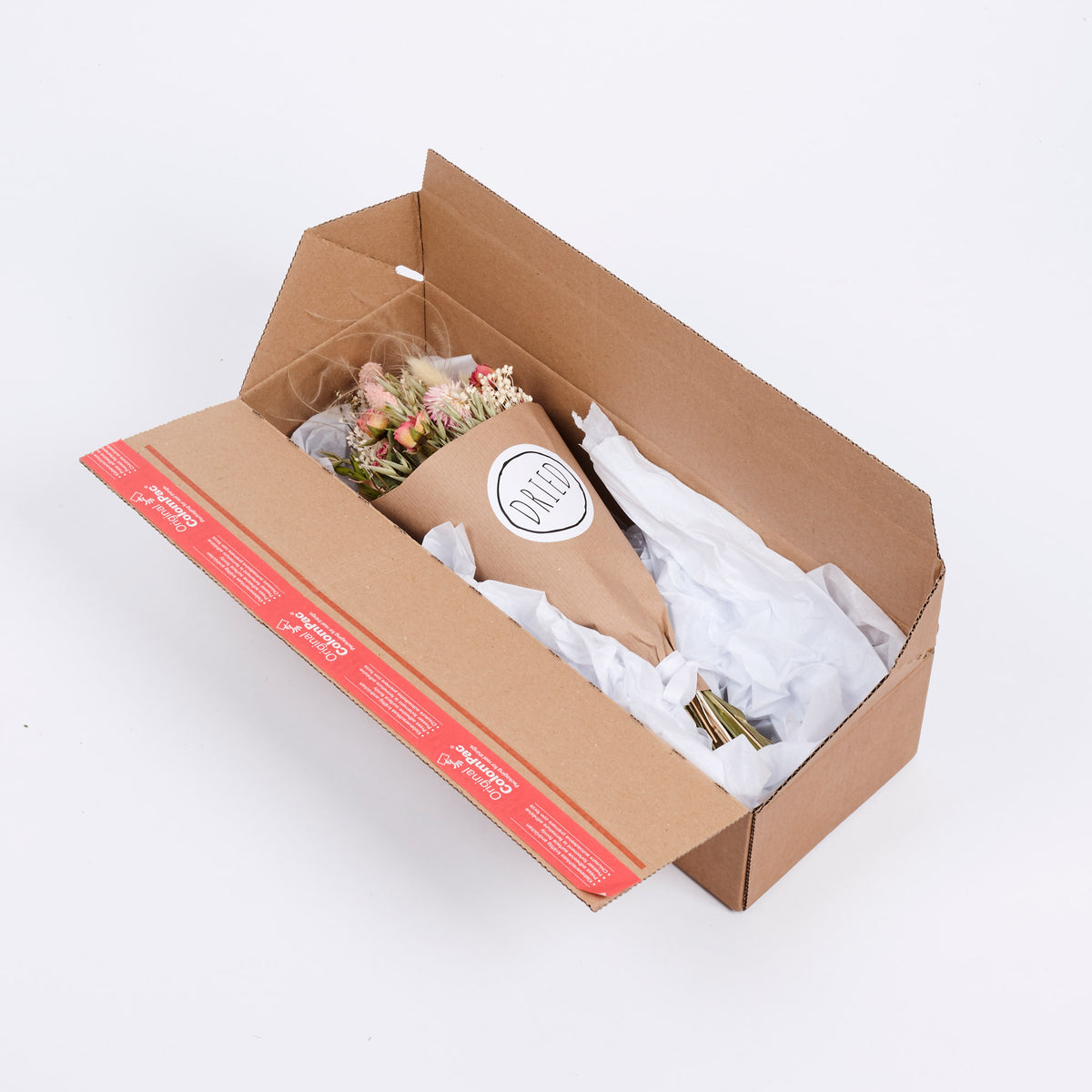 Strawflower Wren: Dried Strawflower Bouquet