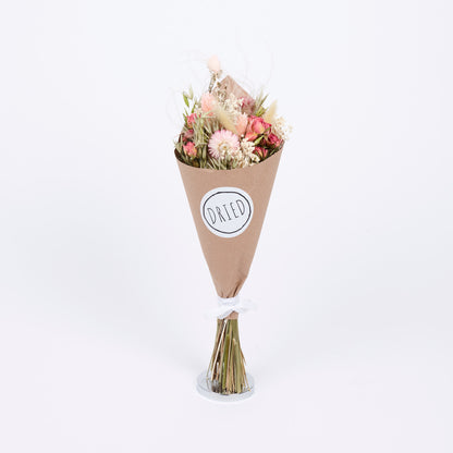 Strawflower Wren: Dried Strawflower Bouquet